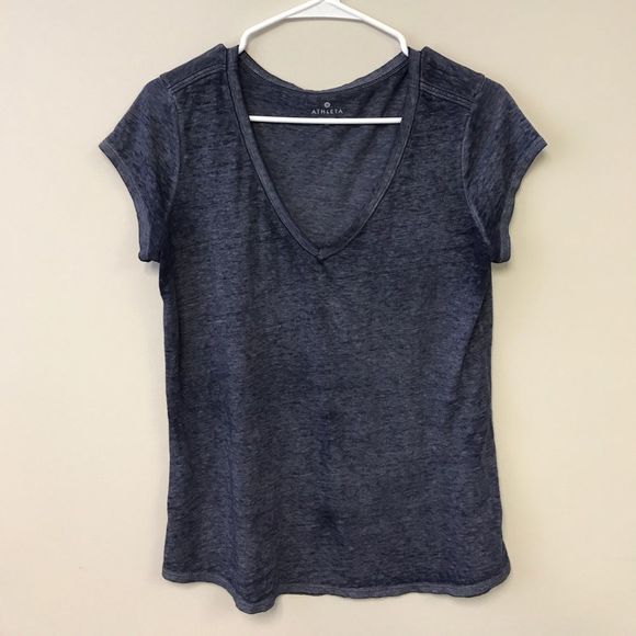 ATHLETA EASY V SUGAR WASH TEE TOP - Picture 3 of 5